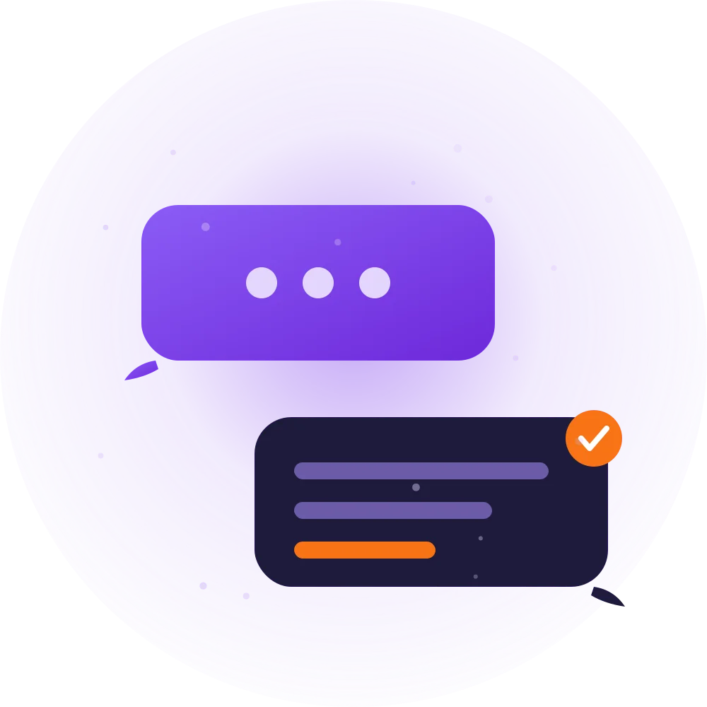 Chatbots - burbujas de conversación