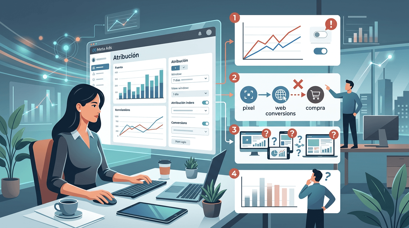 Cómo manejar correctamente el sistema de atribución en Meta Ads para mejorar tus campañas